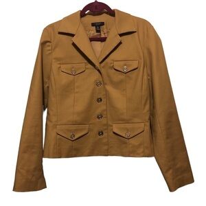 Chaps cropped jacket size L